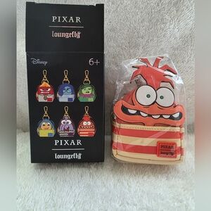 Inside Out 2 Loungefly Mini Backpack Charm Keychain (Anxiety)